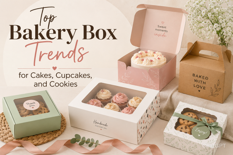 Top Bakery Box Trends for Cakes, Cupcakes, and Cookies