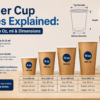 Paper Cup Sizes Explained: Oz, ml, Dimensions & Uses