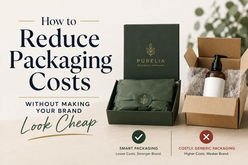 Right-sized shipping boxes help reduce packaging costs by limiting wasted space, excess filler, and unnecessary materials.