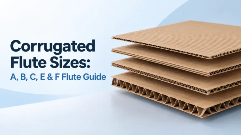Corrugated Flute Sizes: A, B, C, E & F Flute Guide