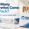 How Many Cigarettes Come in a Pack? (US Standard + Carton Guide 2026)