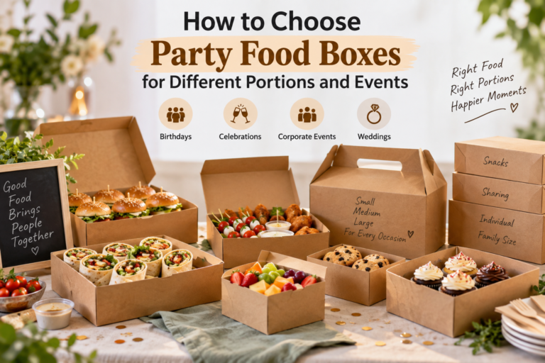 How to Choose Party Food Boxes for Different Portions and Events