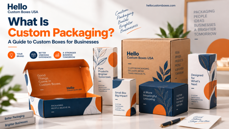 What Is Custom Packaging Boxes? A Guide to Custom Boxes for Businesses